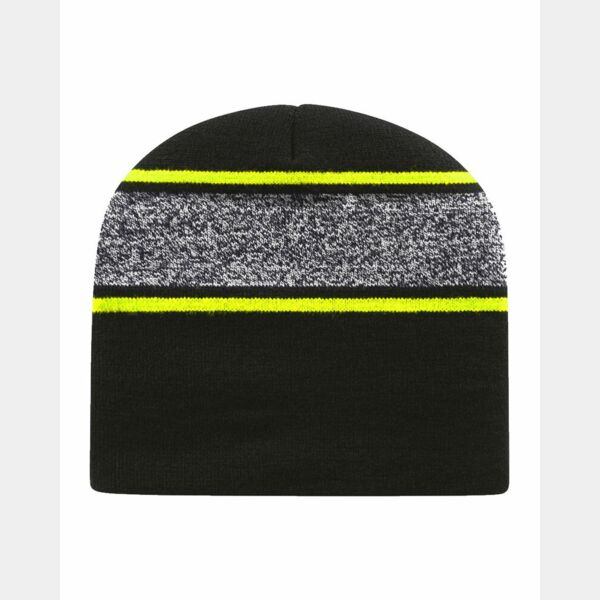 USA-Made Variegated Striped Beanie Thumbnail