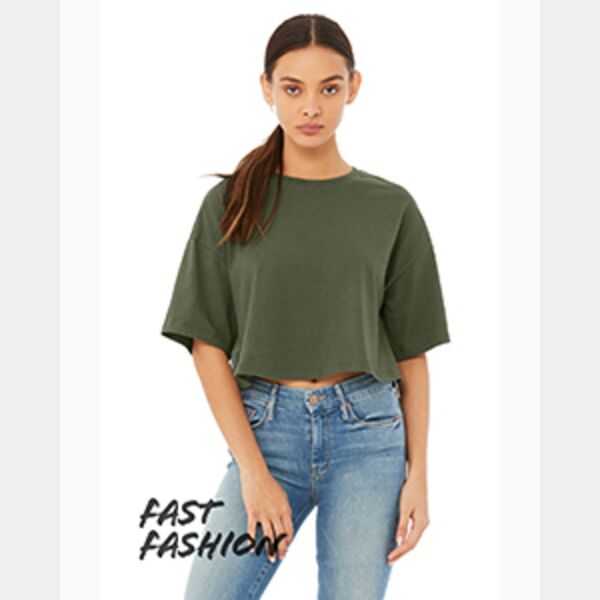 FWD Fashion Ladies' Jersey Cropped T-Shirt Thumbnail