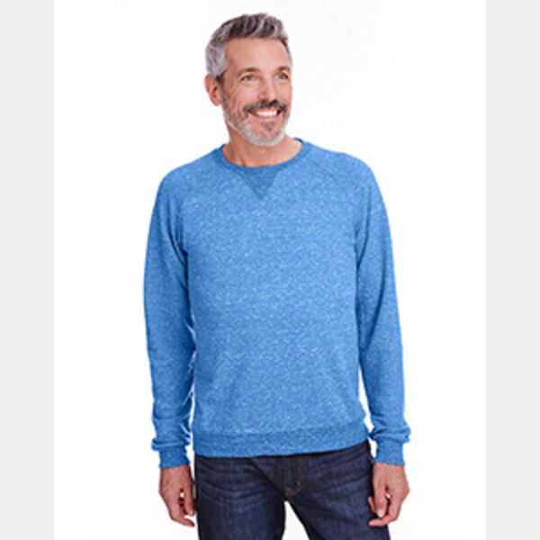Adult Snow Heather French Terry Crewneck Sweatshirt Thumbnail