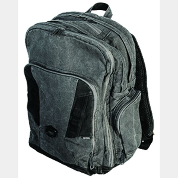 Heavy Duty Traveler Canvas Laptop Backpack Thumbnail