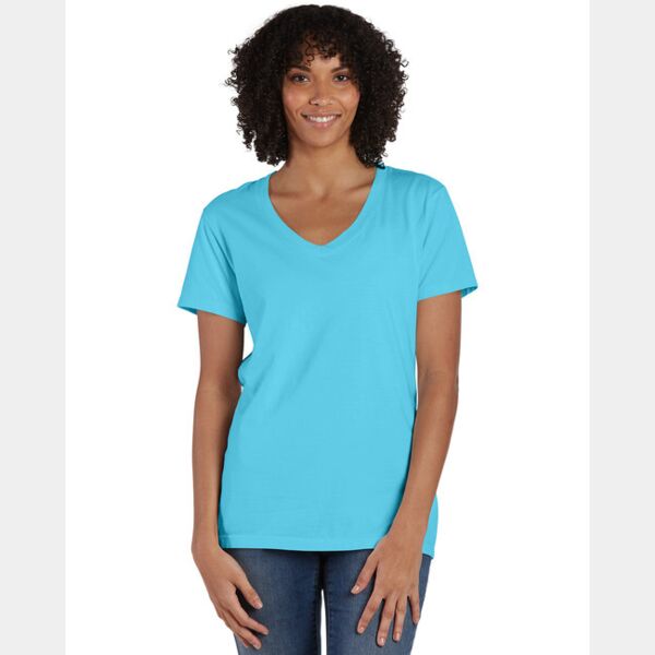 Ladies' V-Neck T-Shirt Thumbnail