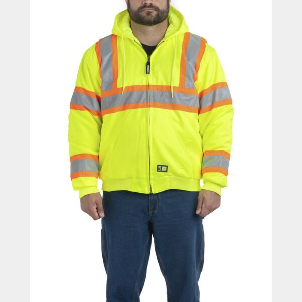 Men's Hi-Vis Class 3 Hooded Active Jacket Thumbnail