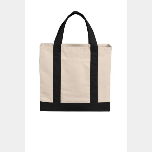 Cotton Canvas Two Tone Tote Thumbnail