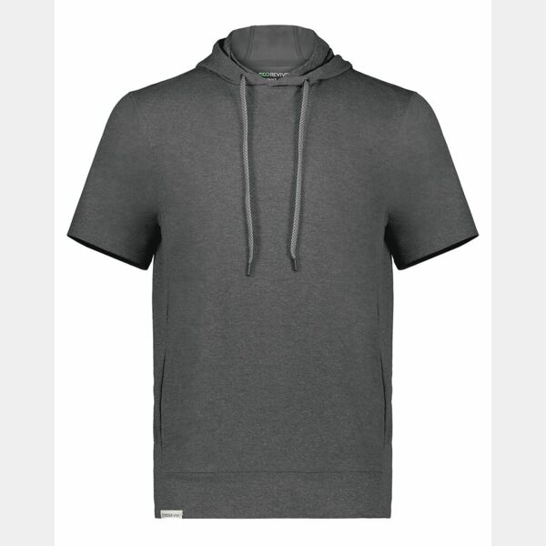 Men's Eco Revive™ Ventura Soft Knit Short Sleeve Hooded Sweatshirt Thumbnail