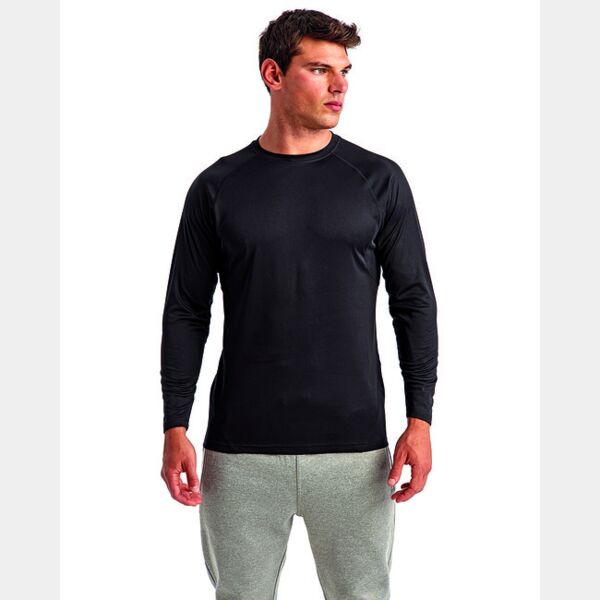 Unisex Panelled Long-Sleeve Tech T-Shirt Thumbnail