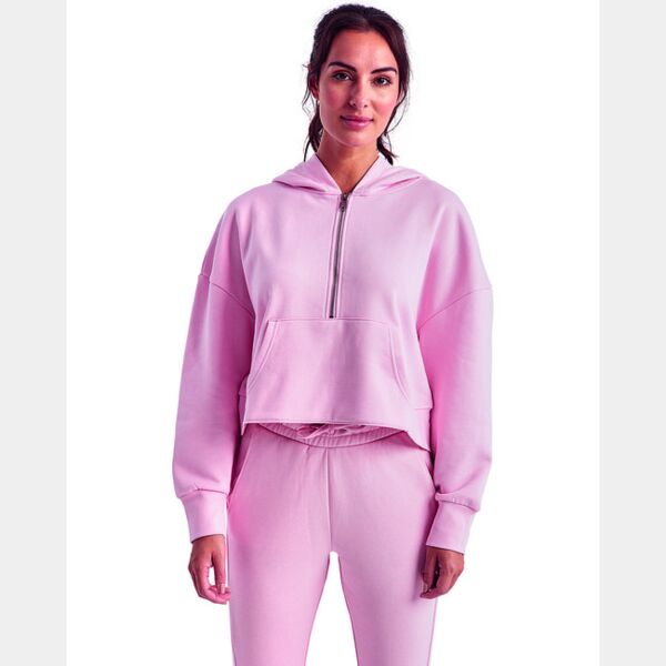 Ladies' Alice Half-Zip Hooded Sweatshirt Thumbnail