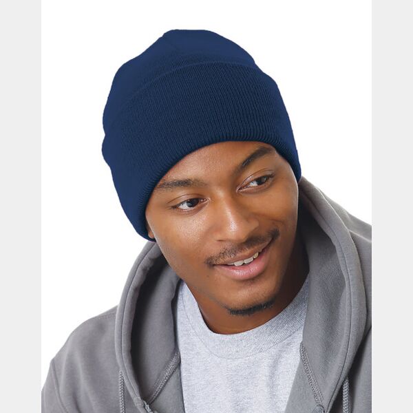 USA Made 12" Knit Cuff Beanie Thumbnail