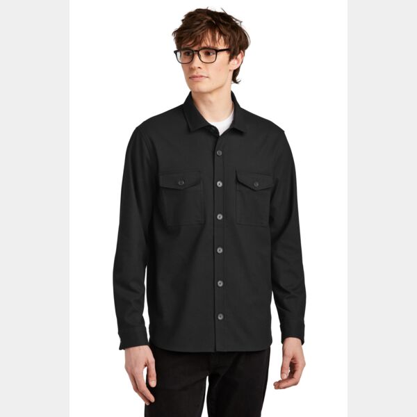 Long Sleeve Twill Overshirt Thumbnail