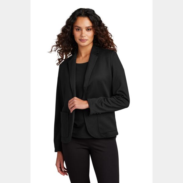 Women's Relaxed Knit Blazer Thumbnail