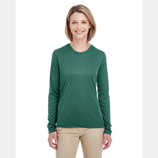 Ladies' Cool & Dry Performance Long-Sleeve Top Thumbnail
