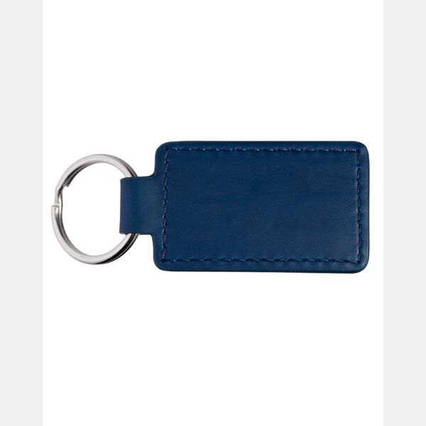 Tuscany™ PU Leather Rectangle Keychain Thumbnail