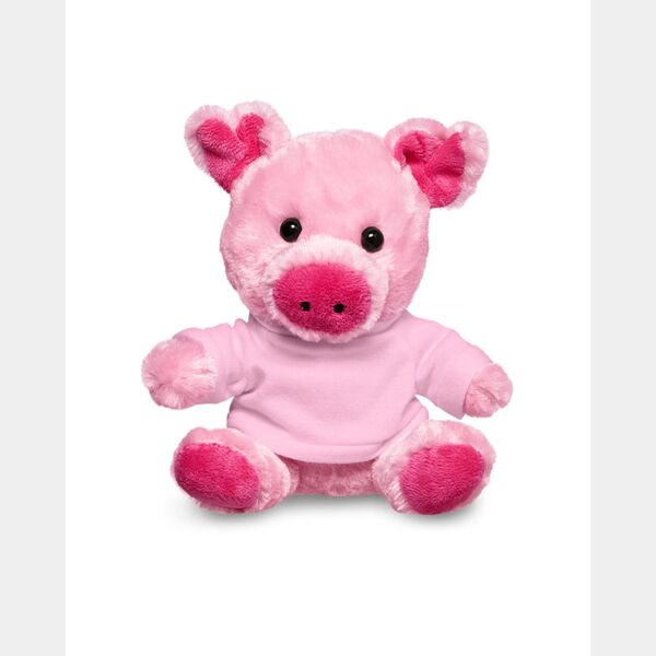 7" Plush Pig With T-Shirt Thumbnail