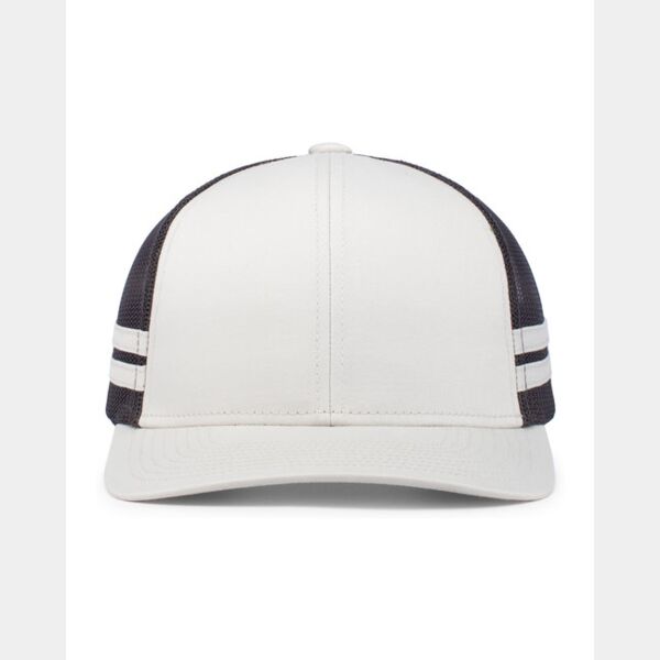 Low-Profile Stripe Trucker Cap Thumbnail