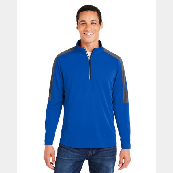 Men's Market Snag Protect Mesh Colorblock Quarter-Zip Thumbnail