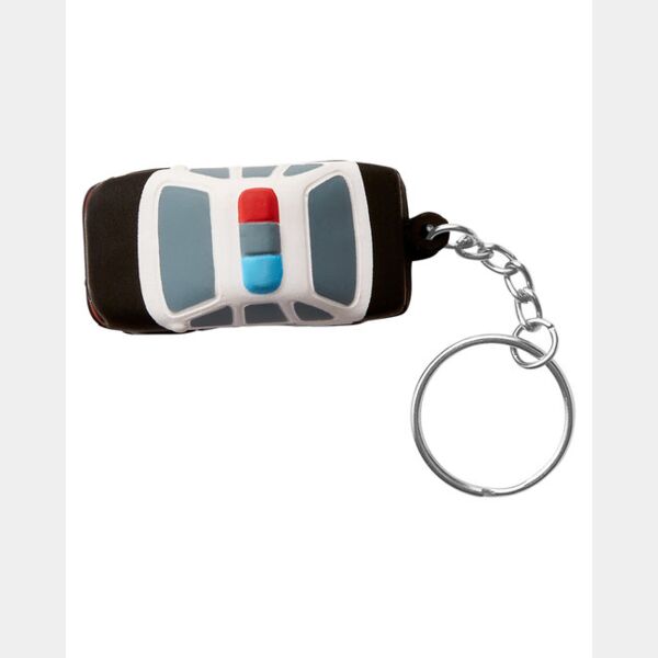 Police Car Shape Stress Ball Keychain Thumbnail