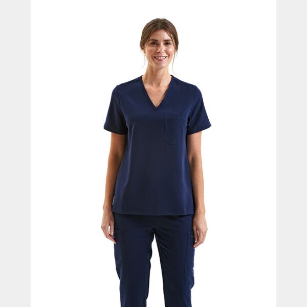 Ladies' Limitless V-Neck Stretch Scrub Top Thumbnail