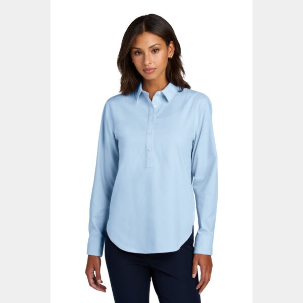 Women's Long Sleeve Modern Oxford Shirt Thumbnail