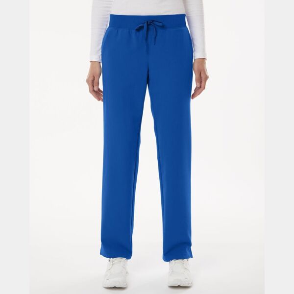 Women's Petite Sizes Xenos Essential Knit-Waist Scrub Pants Thumbnail