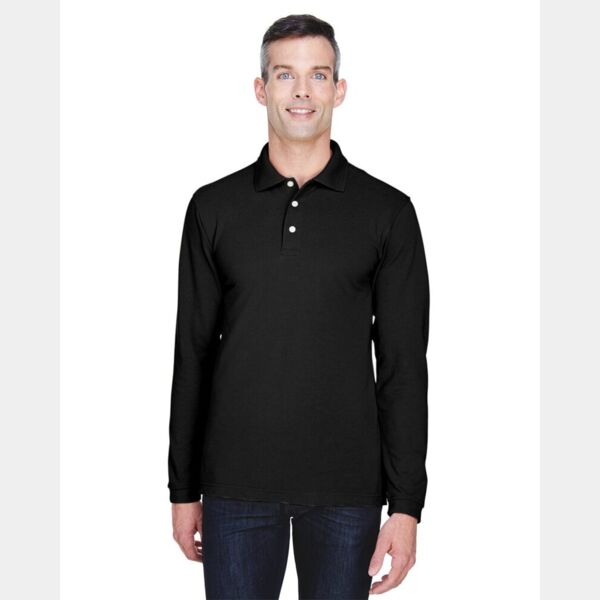 Men's Easy Blend™ Long Sleeve Polo Thumbnail