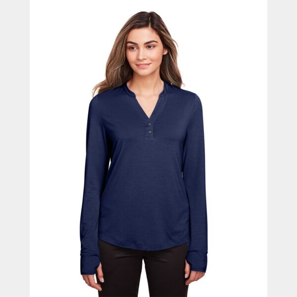 Women's JAQ Stretch Performance V-Neck Snap Pullover Thumbnail