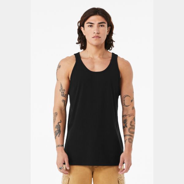 Unisex Heather CVC Tank Thumbnail