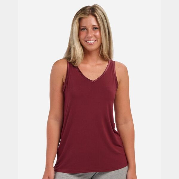 Women's Bamboo V-Neck Tank Top Thumbnail