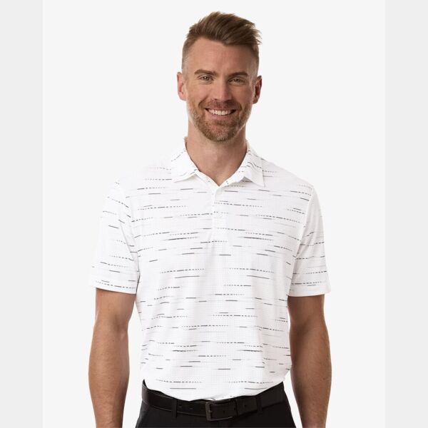 Men's Ultimate365 Mesh Glimmer Print Polo Thumbnail