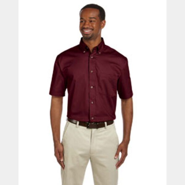 Men's Easy Blend™ Short-Sleeve Twill Shirt with Stain-Release Thumbnail