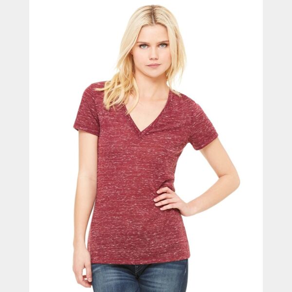 Women’s Jersey Deep V-Neck Tee Thumbnail