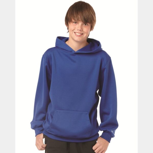 Youth Performance Fleece Hooded Sweatshirt Thumbnail
