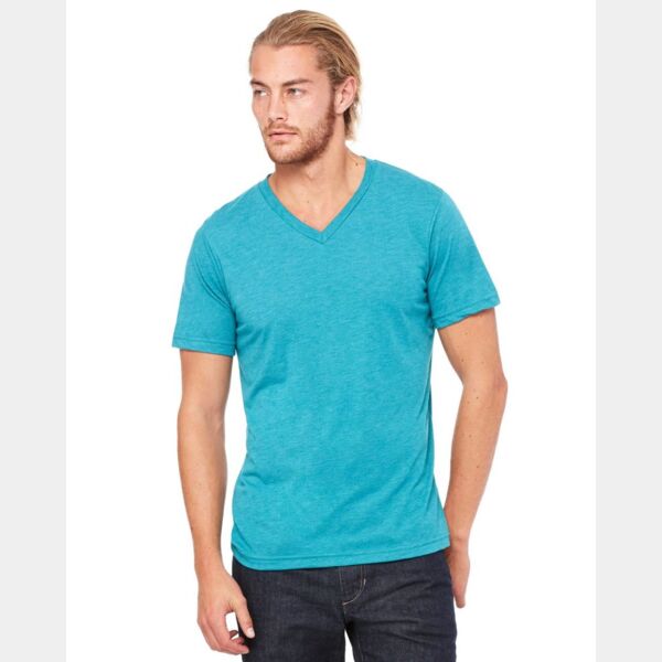 Unisex Triblend V-Neck Tee Thumbnail