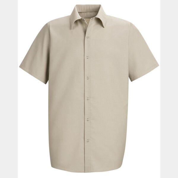 Men's Specialized Short Sleeve Pocketless Work Shirt Thumbnail