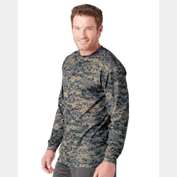 Men's Digital Camo Long Sleeve T-Shirt Thumbnail