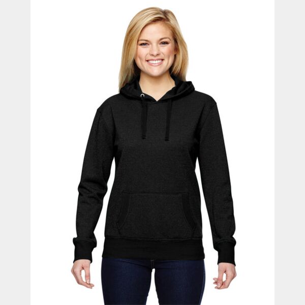Ladies' Glitter French Terry Hooded Sweatshirt Thumbnail