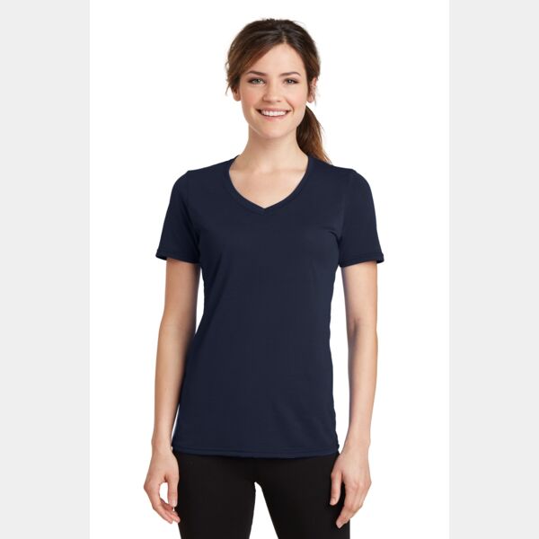 Women's Performance Blend V Neck Tee Thumbnail