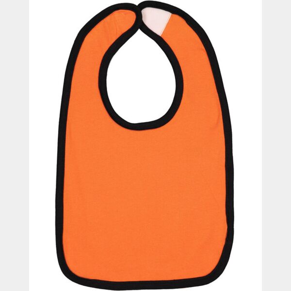 Infant Contrast Trim Bib Thumbnail