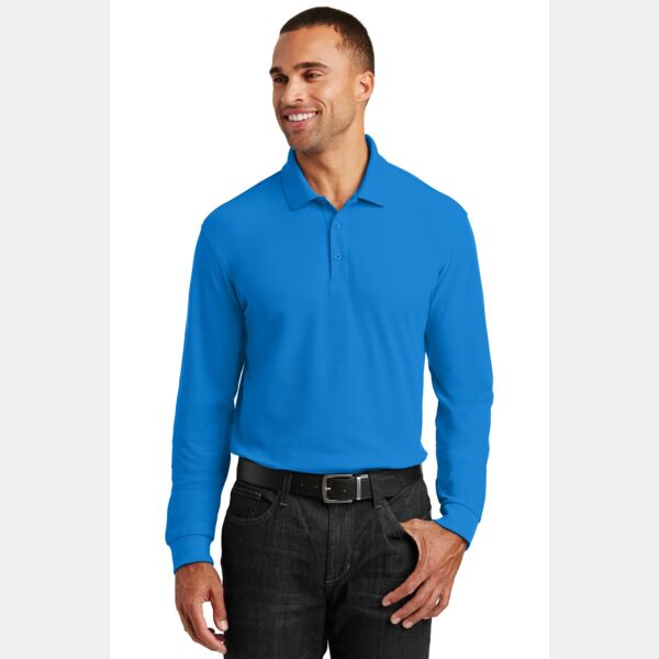 Long Sleeve Core Classic Pique Polo Thumbnail