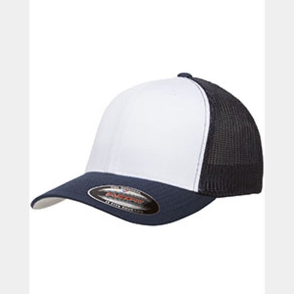 Flexfit Trucker Mesh with White Front Panels Cap Thumbnail