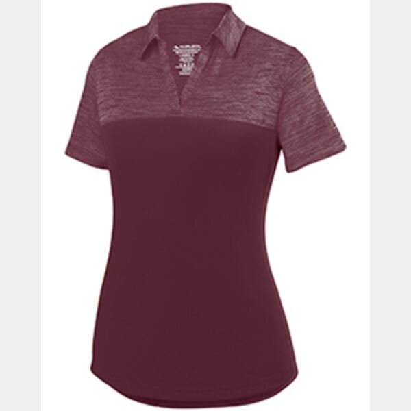 Ladies' Shadow Tonal Heather Polo Thumbnail