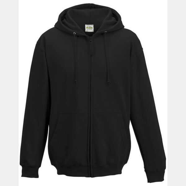 Men's Midweight College Full-Zip Hooded Sweatshirt Thumbnail
