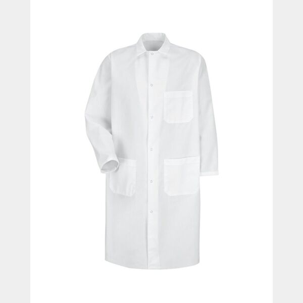 Unisex Butcher Coat with Exterior Chest Pocket Thumbnail