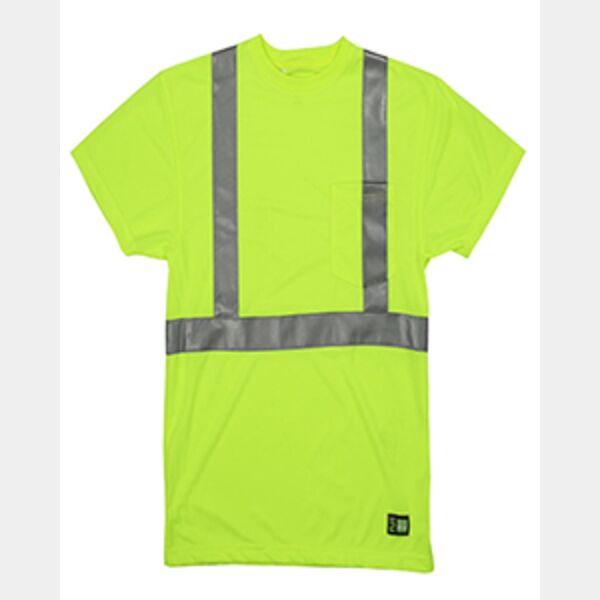 Men's Hi-Vis Class 2 Performance Pocket T-Shirt Thumbnail