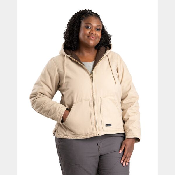 Ladies' Softstone Hooded Coat Thumbnail