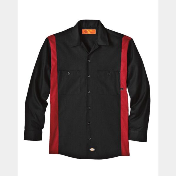 Men's Industrial Colorblocked Long Sleeve Shirt Thumbnail
