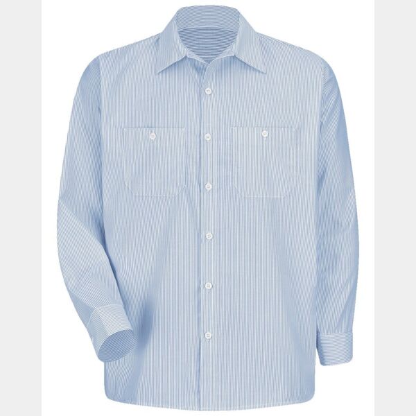 Men's Tall Industrial Stripe Work Shirt Thumbnail