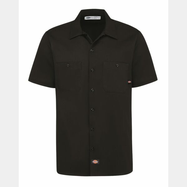 Men's Industrial Short Sleeve Cotton Work Shirt Thumbnail