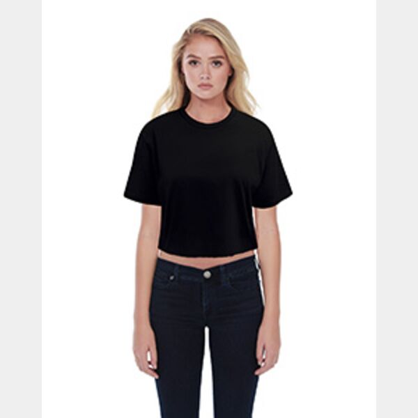 Ladies' Crop Boyfriend T-Shirt Thumbnail