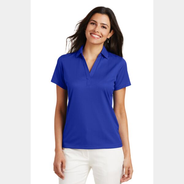 Women's Performance Fine Jacquard Polo Thumbnail