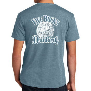 FBD Purveyors Of Good Times Unisex Tee - Heather Slate Blue Thumbnail