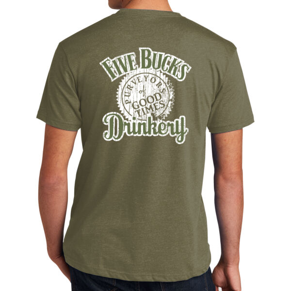 FDB Purveyors Of Good Times Unisex Tee - Light Olive Thumbnail